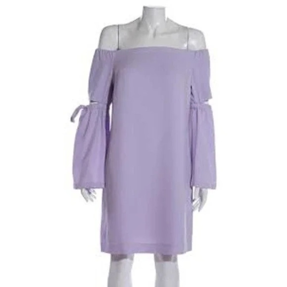 CLUB Monaco: Lavender Cold Shoulder Dress